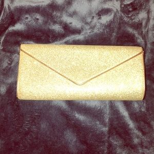 Gold Glitter Clutch